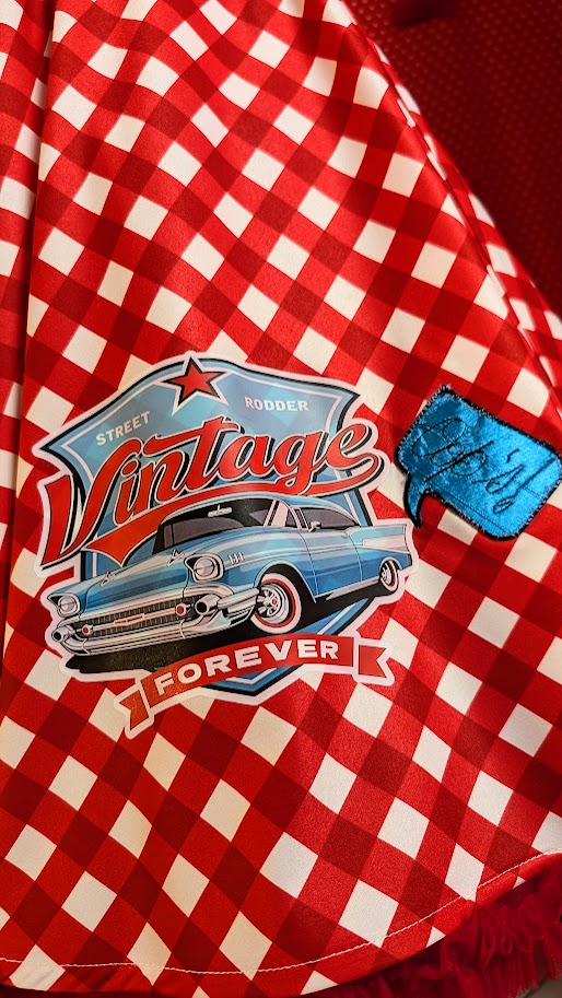 robe pin up vichy rouge et blanc