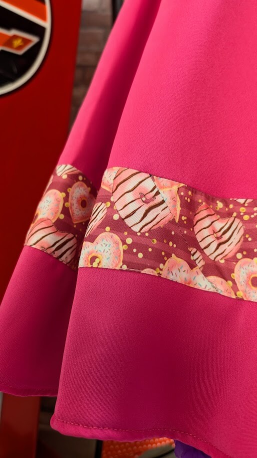 robe pin up retro donuts rose