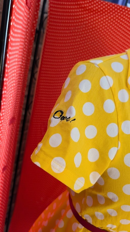 robe pin up jaune à pois blanc swing