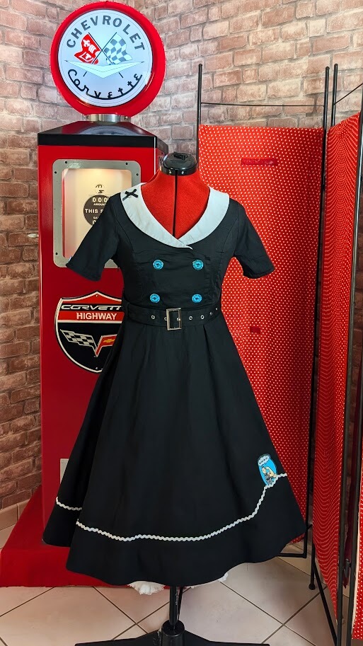 robe pin up retro noir