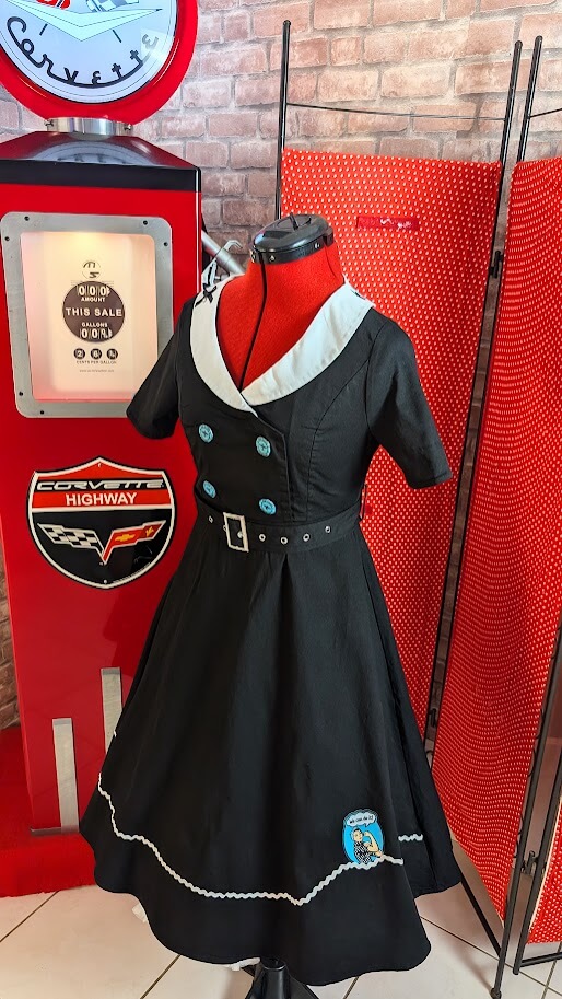 robe pin up retro noir