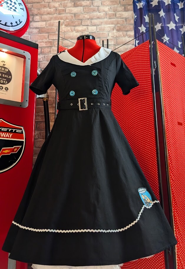 robe pin up retro noir