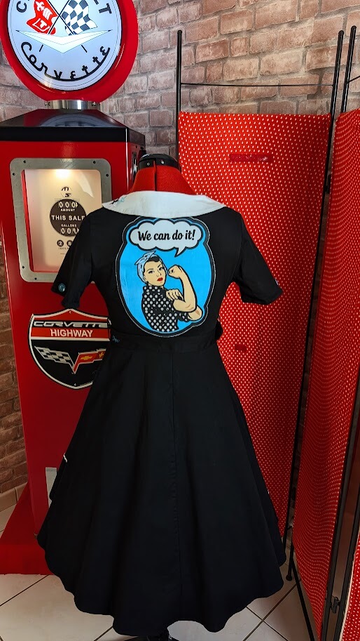 robe pin up retro noir