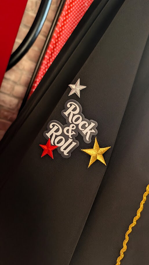 robe pin up retro swing noir militaire