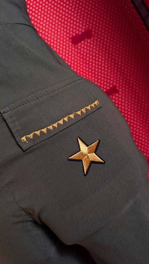 combinaison pin up kakie retro militaire
